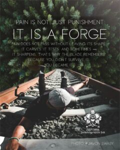 Explaining what pain actually is.