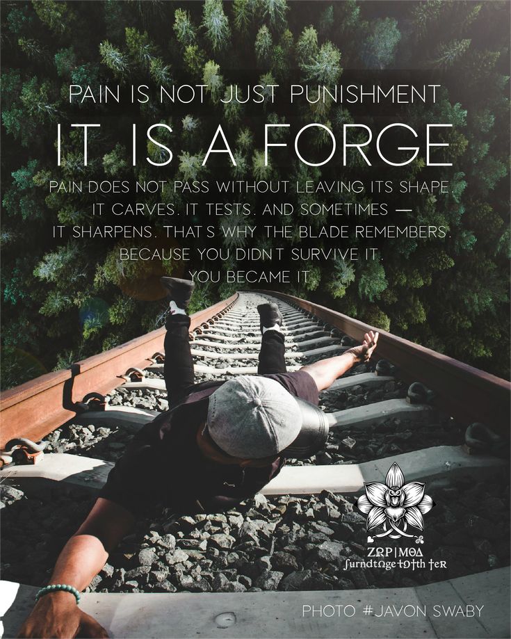 Explaining what pain actually is.